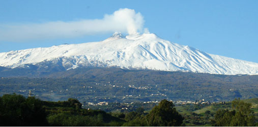 Etna innevata